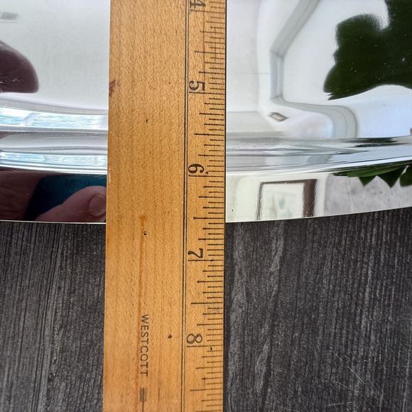 Vintage Kromex MCM Danish Serving Platter – Chrome with Teak Handles – MCM Tray - Picture 7 of 8